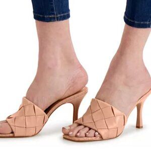 INC Liah Braided Slide Dress Sandals